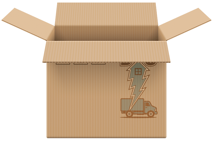 bts removals box man and van open