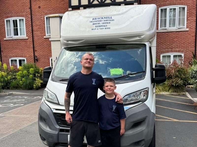martin and his son from man and van bracknell